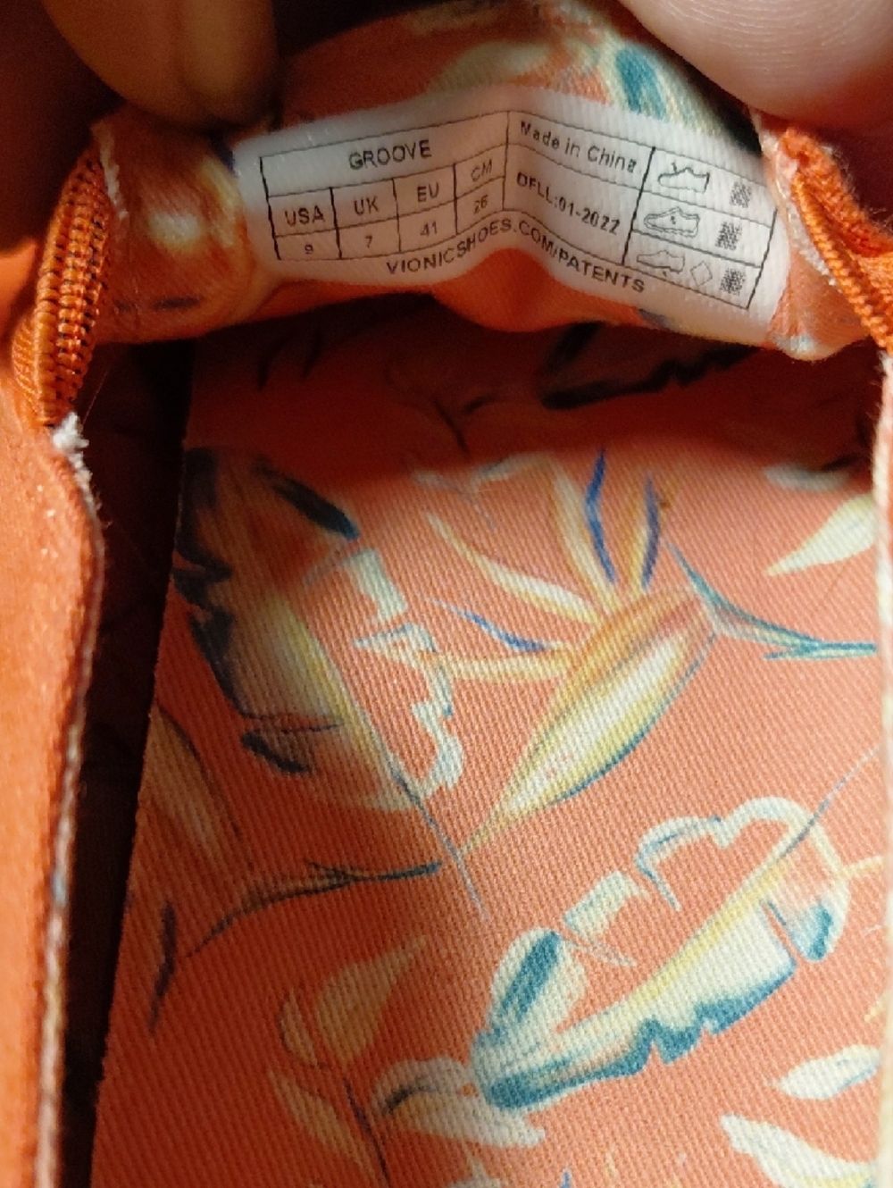Vionic Groove Canvas Slip-On Flats - Picture 7 of 7